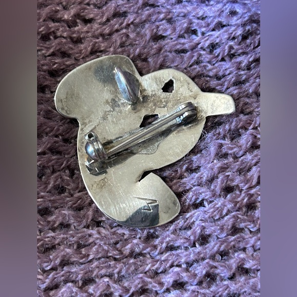 Silver indigenous hummingbirds pendant or brooch. - Picture 10 of 10
